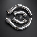 VCTR Performance BMW X5 M/X6 M F95/F96 S63 Downpipes – front three-quarter view