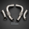 VCTR Performance BMW X5 M/X6 M S68 Downpipes – front three-quarter view