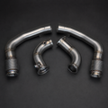 VCTR Performance BMW M5/M8 F90/F91/F92/F93 S63 Downpipes – front three-quarter view