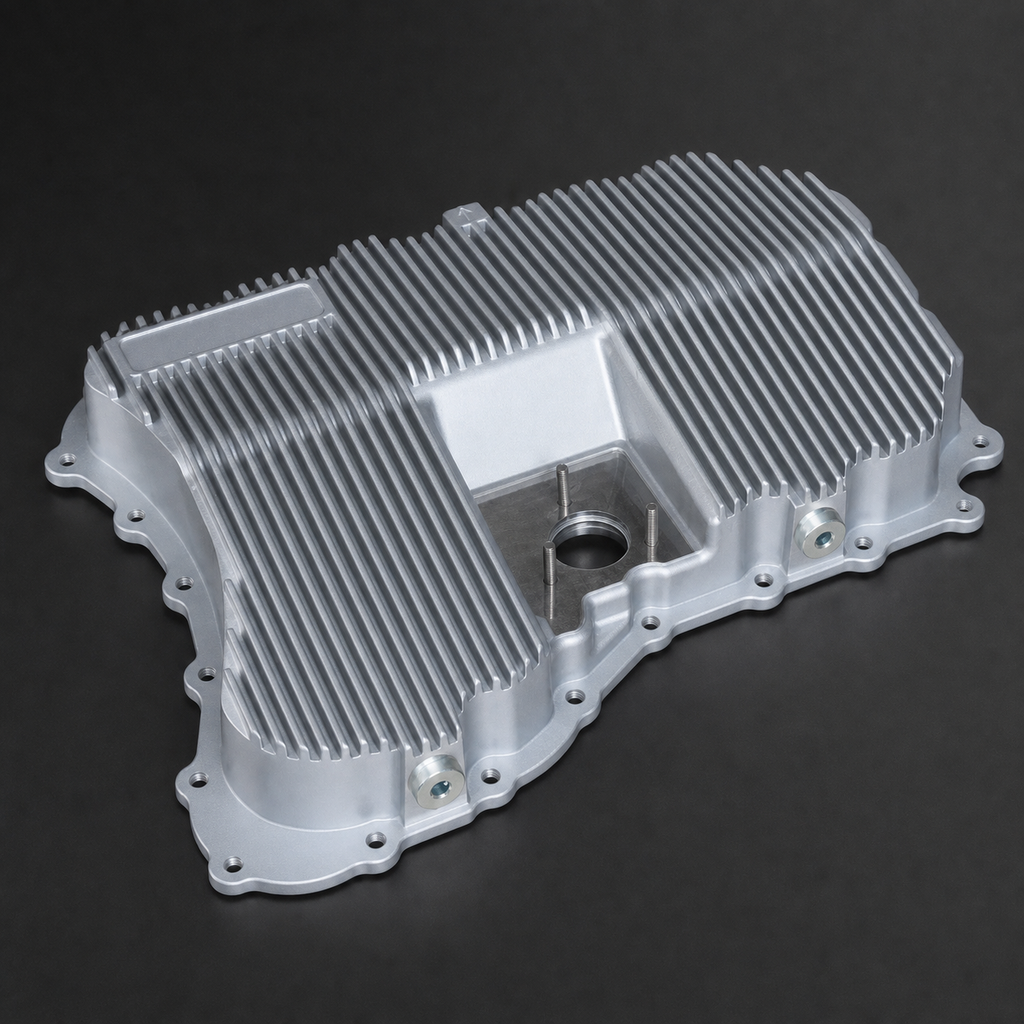 VCTR Performance Audi RS3 8V/TTRS 8S EVO3 Forged Aluminium Oil Pan – front three-quarter view