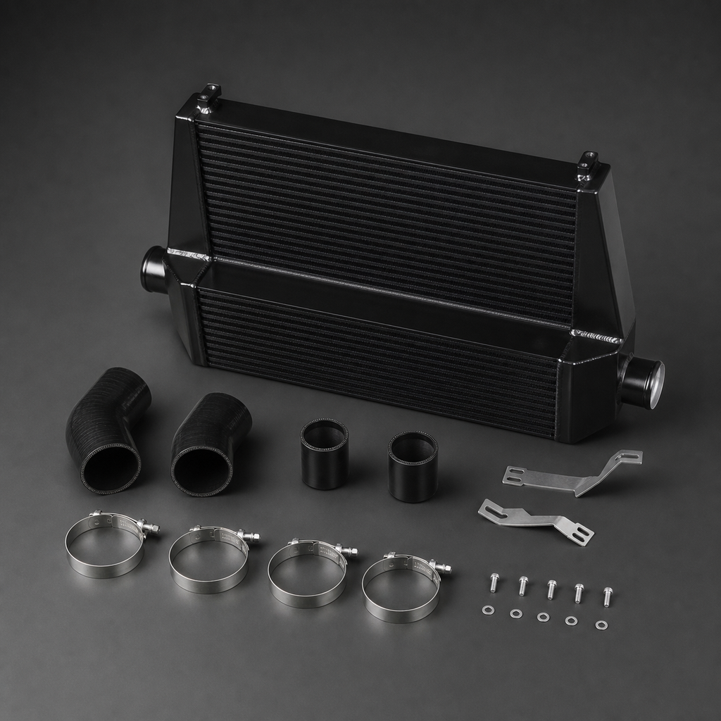 VCTR Performance Audi A4/S4/S5/SQ5 B9 EVO2 Front-Mount Intercooler – front three-quarter view