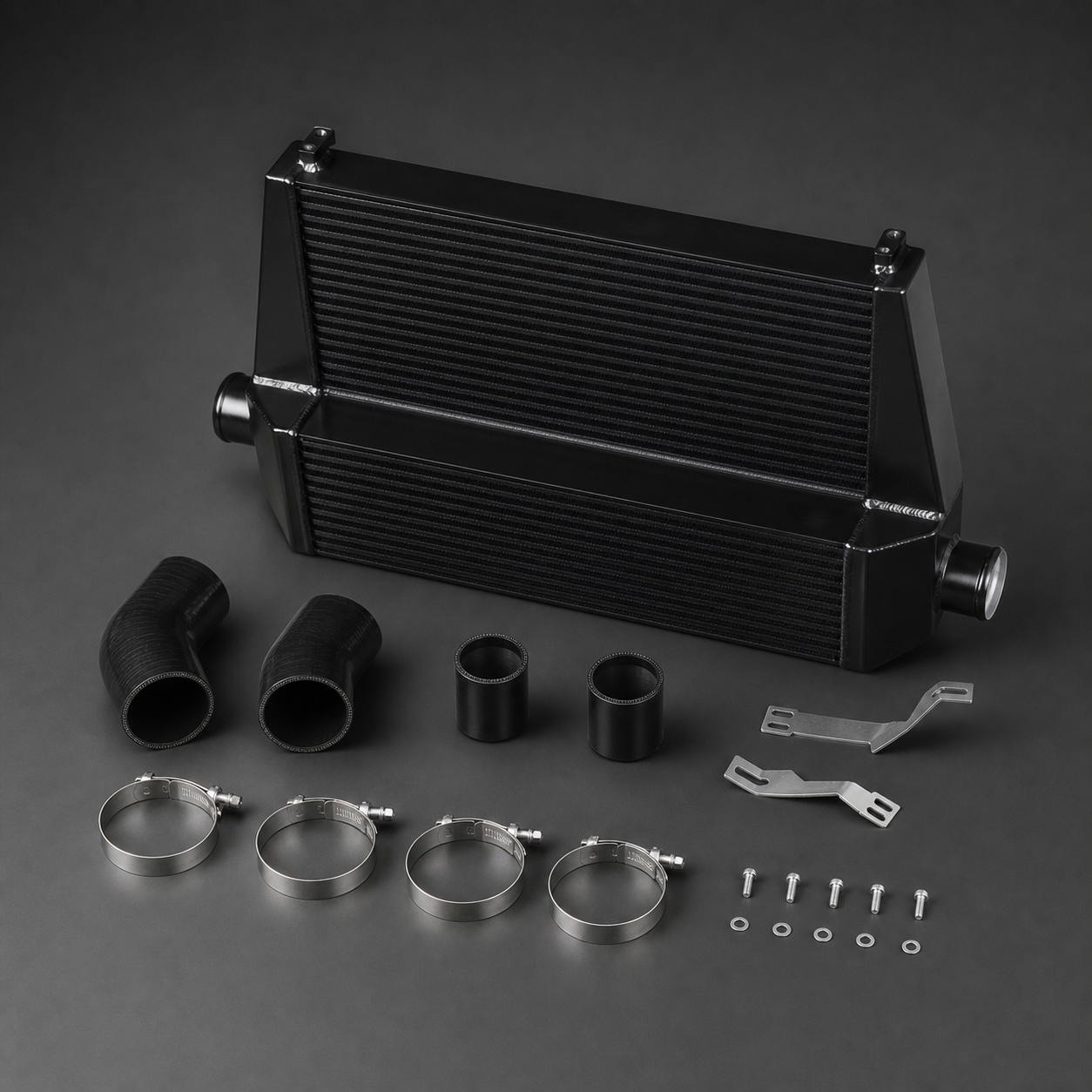 VCTR Performance Audi A4/S4/S5/SQ5 B9 EVO2 Front-Mount Intercooler – front three-quarter view
