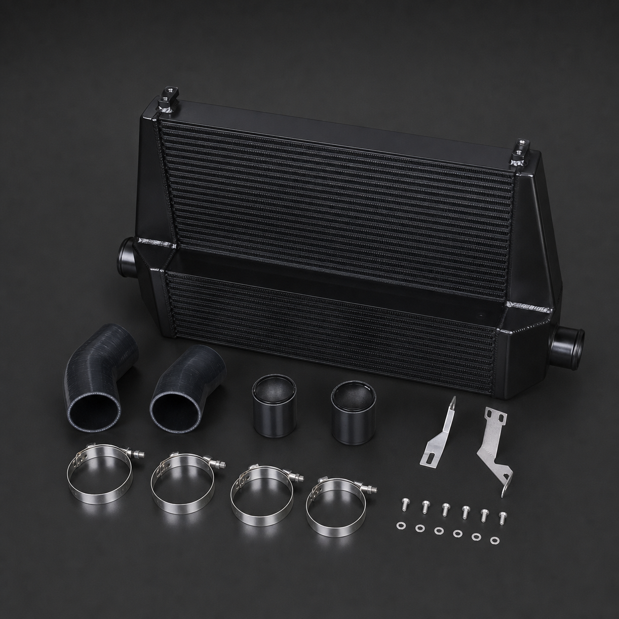 VCTR Performance Audi A4/S4/S5/SQ5 B9 EVO2 Front-Mount Intercooler – side three-quarter view