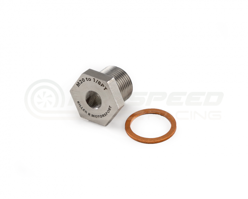 Killer B M20 x 1.5 OEM Sump Plug to 1/8" PT Adaptor