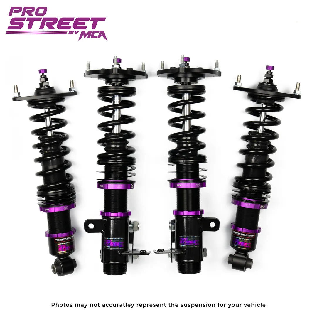 MCA Pro Street coilover kit — generic range image; vehicle-specific components may differ