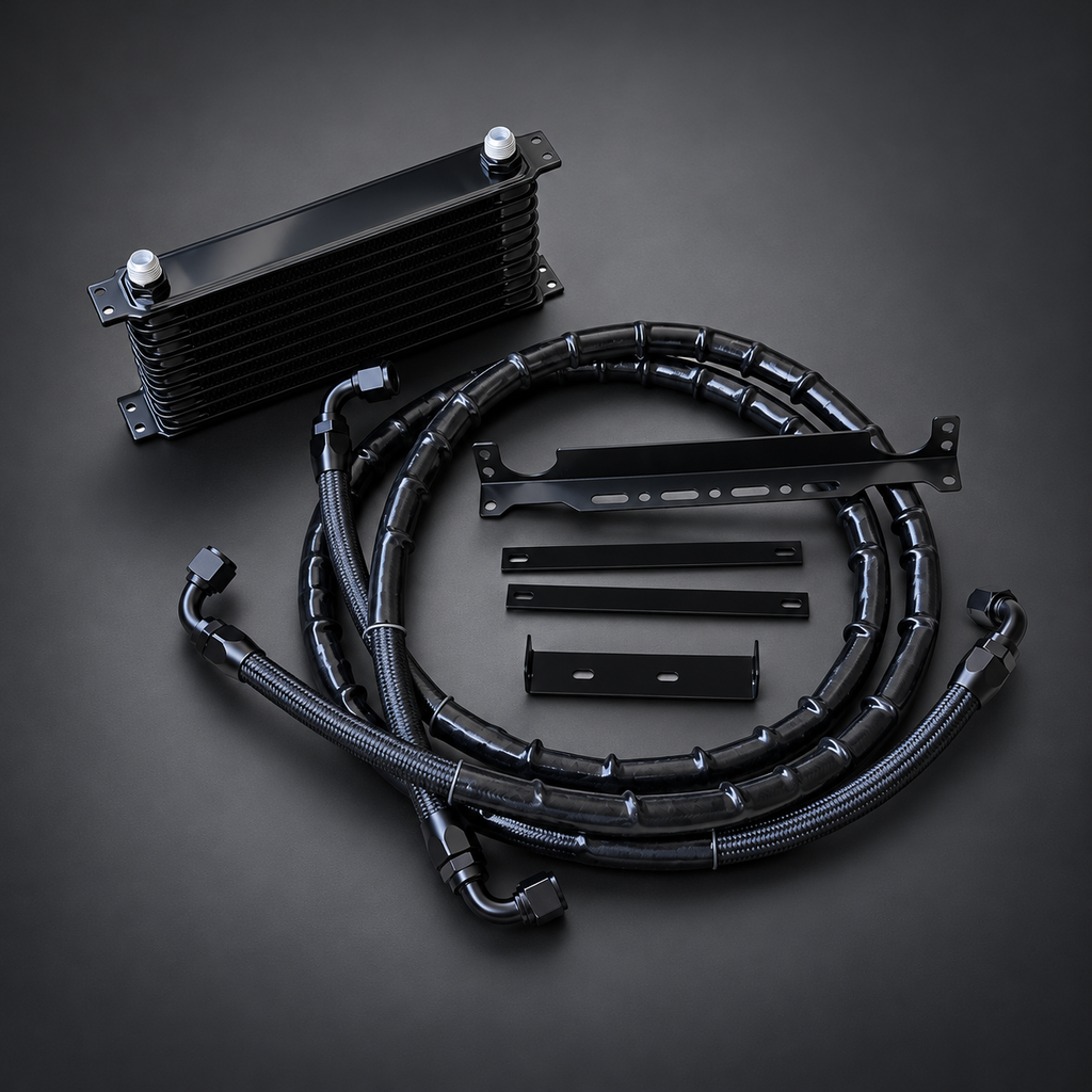 VCTR Performance Toyota 86 / Subaru BRZ Oil Cooler Kit — view 2