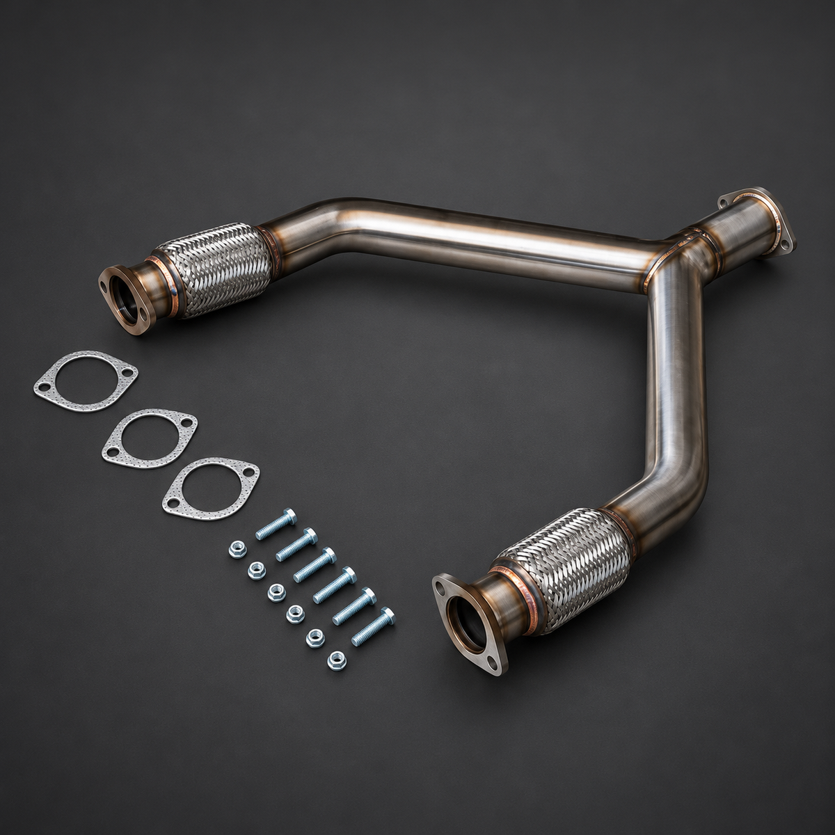 VCTR Performance Nissan 370Z / Infiniti G37/Q50 3.7L Mid Pipe — view 1