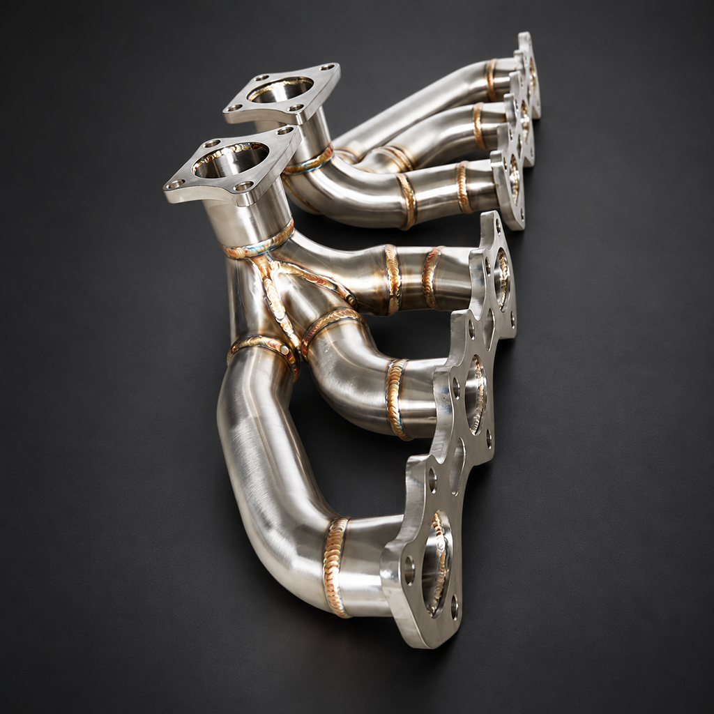 VCTR Performance Porsche 911 992 3.0L Stainless Steel Exhaust Headers — view 3