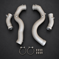 VCTR Performance Mercedes-AMG GLC63 M177 Downpipe Kit — Ceramic Coating — view 1