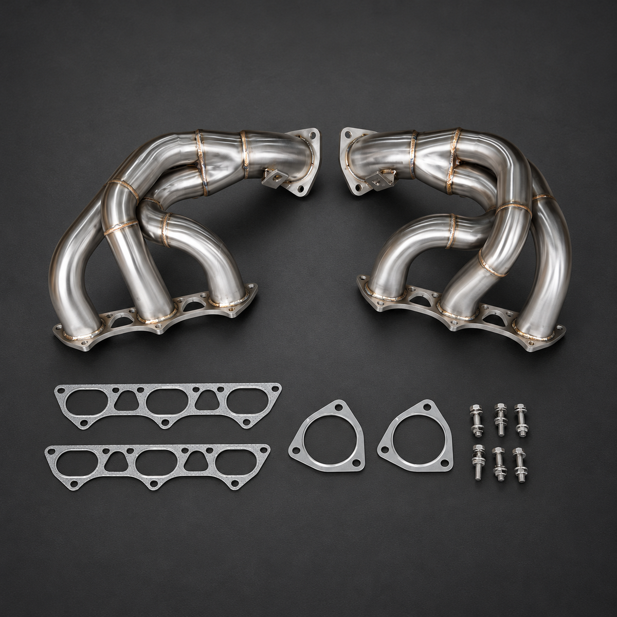 VCTR Performance Porsche 718 GT4/GTS Exhaust Headers — 2022+ — view 1