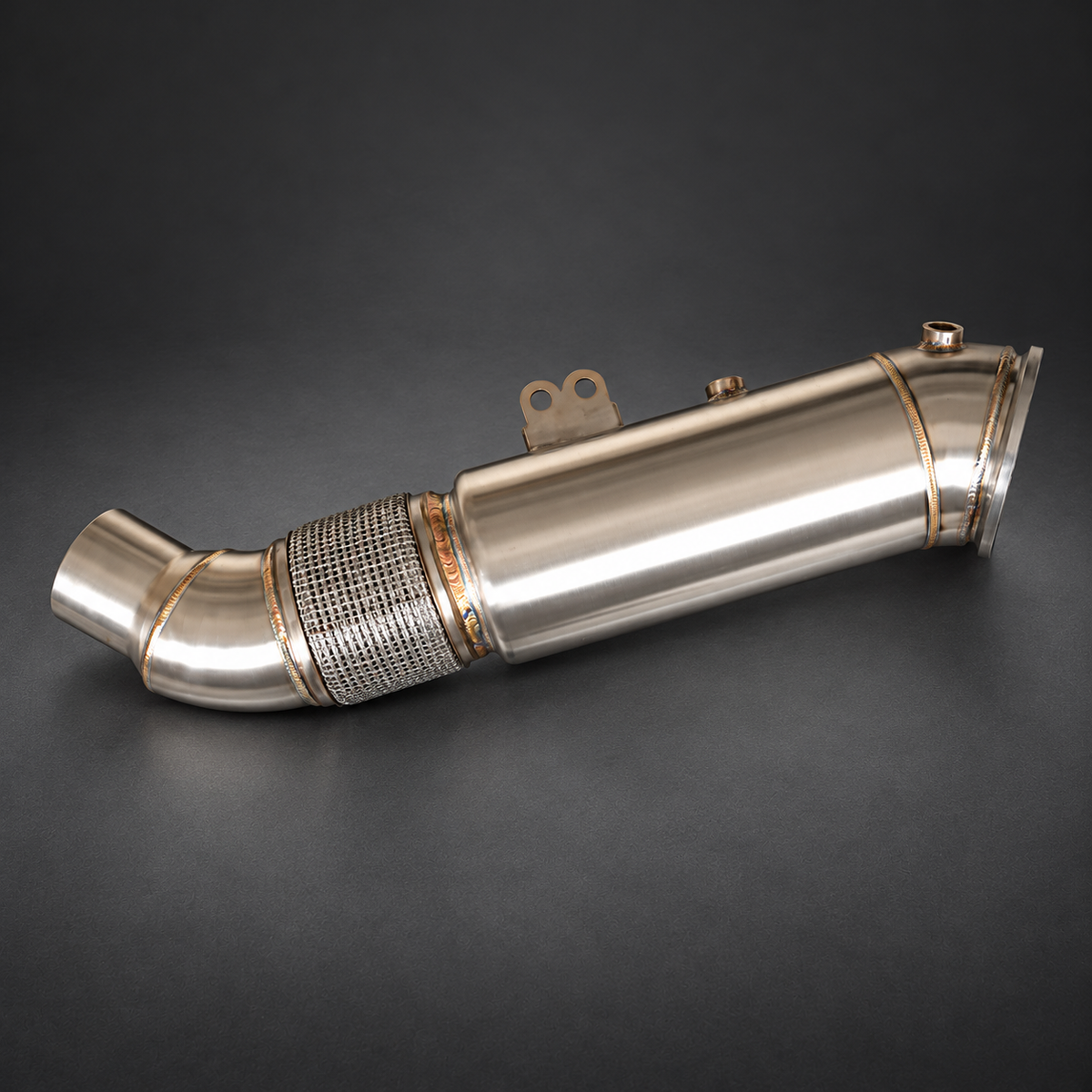 VCTR Performance BMW M240i/340i/440i/540i/740i B58 5-Inch Downpipe Kit — studio view 3