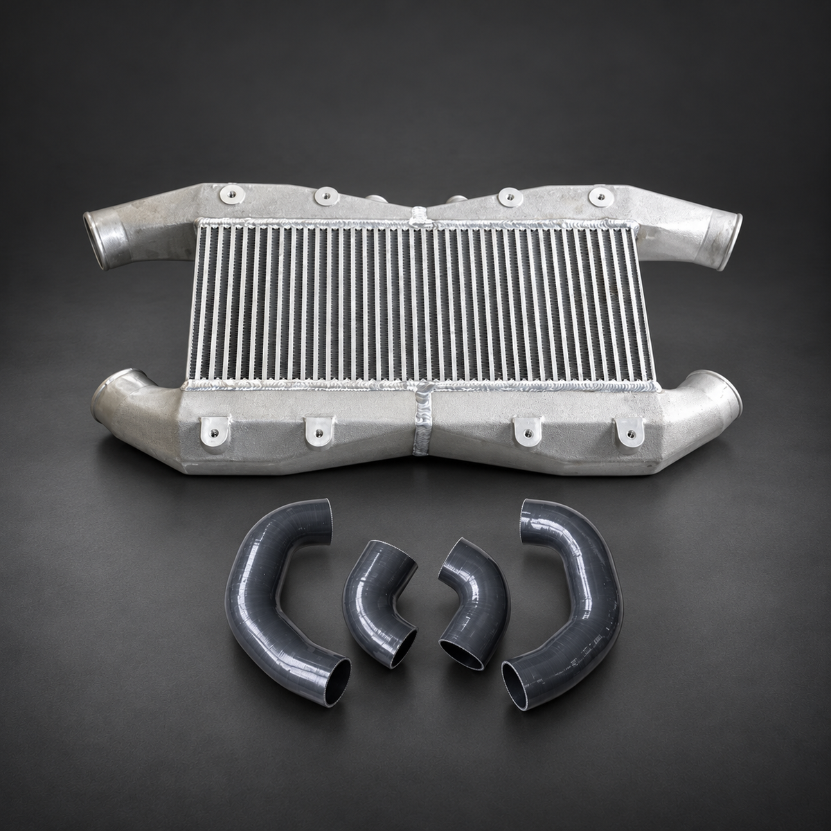 VCTR Performance Nissan GT-R R35 Intercooler Kit — With Hoses — studio view 1