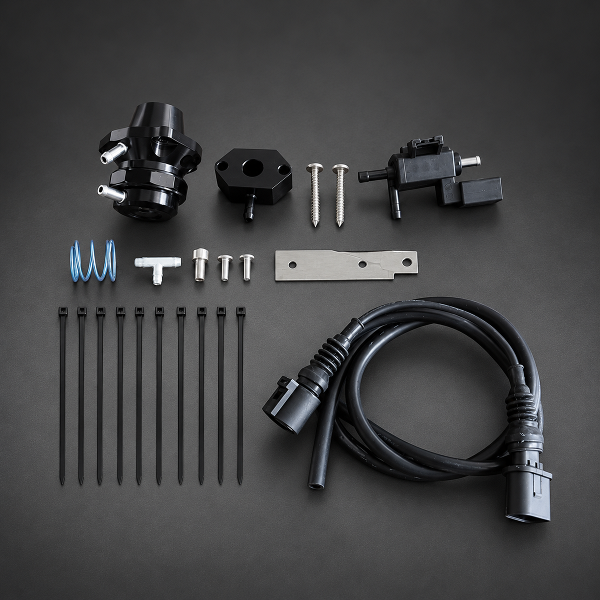 VCTR Performance VW Golf / Scirocco R / Audi S3 Blow-Off Valve — studio view 1